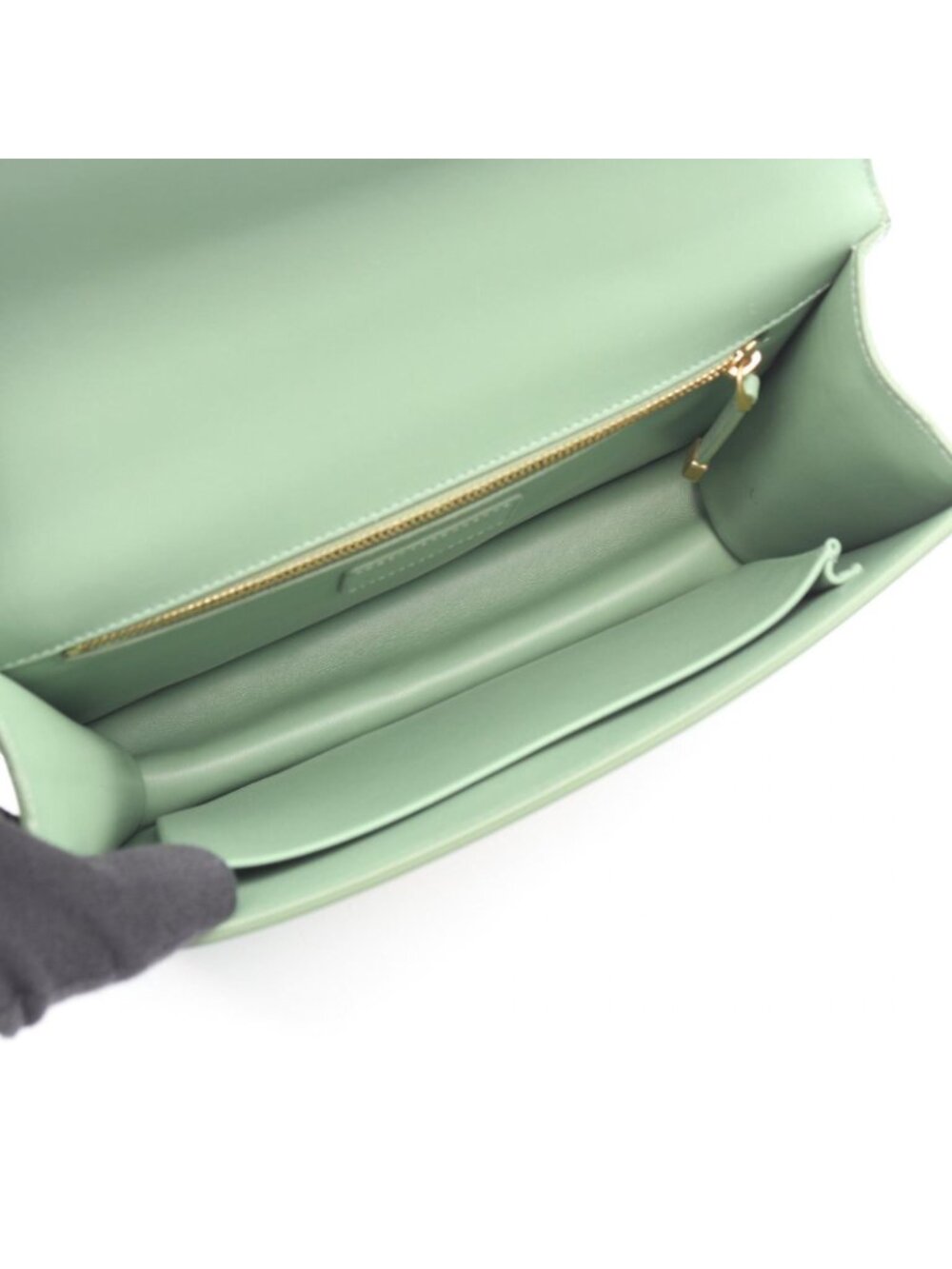Dior Shoulder Bag 30 Montaigne Monte Nulight Green Leather 30 - Picture 3 of 12
